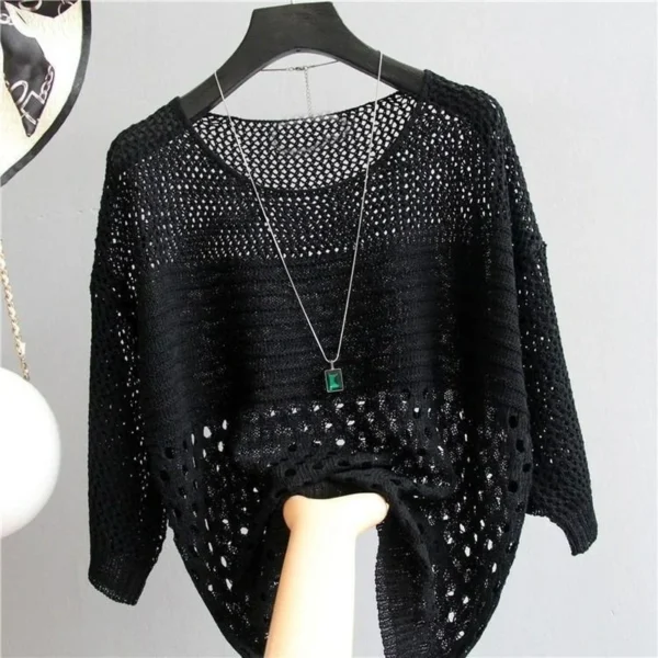 Spring and Summer Ice Silk Knitted Vest Top - Image 2
