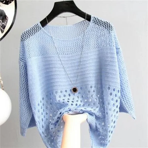 Spring and Summer Ice Silk Knitted Vest Top - Image 3